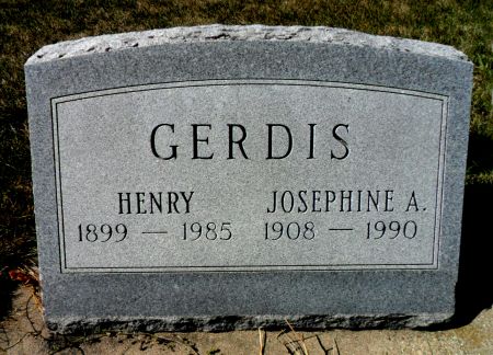 GERDIS, JOSEPHINE A - Hancock County, Iowa | JOSEPHINE A GERDIS 