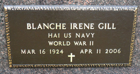 GILL, BLANCHE I - Hancock County, Iowa | BLANCHE I GILL 