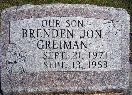 GREIMAN, BRENDEN J - Hancock County, Iowa | BRENDEN J GREIMAN 