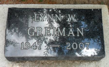 GREIMAN, LYNN W - Hancock County, Iowa | LYNN W GREIMAN 