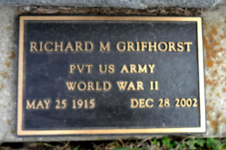 GRIFHORST, RICHARD M - Hancock County, Iowa | RICHARD M GRIFHORST 