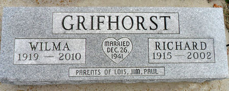 GRIFHORST, RICHARD - Hancock County, Iowa | RICHARD GRIFHORST 