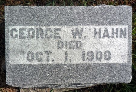 HAHN, GEORGE W - Hancock County, Iowa | GEORGE W HAHN 