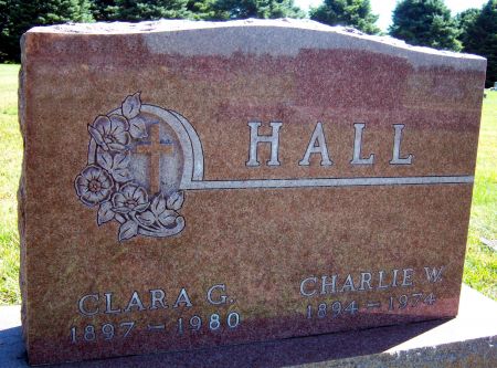 HALL, CHARLIE W - Hancock County, Iowa | CHARLIE W HALL 