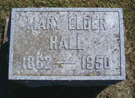 ELDER HALL, MARY - Hancock County, Iowa | MARY ELDER HALL 