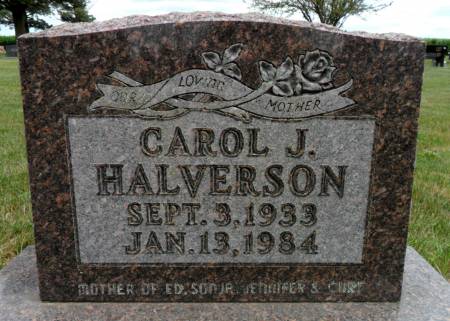 HALVERSON, CAROL J - Hancock County, Iowa | CAROL J HALVERSON 