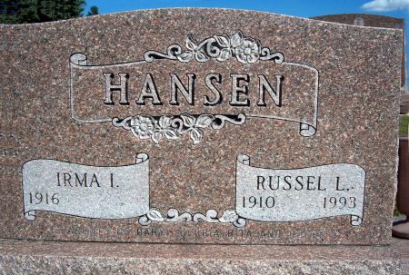 HANSEN, RUSSEL L - Hancock County, Iowa | RUSSEL L HANSEN 