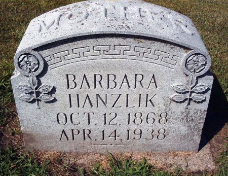 URICH HANZLIK, BARBARA - Hancock County, Iowa | BARBARA URICH HANZLIK 