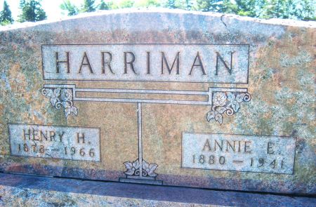 HARRIMAN, ANNIE E - Hancock County, Iowa | ANNIE E HARRIMAN 