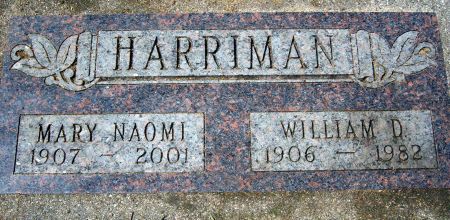 HARRIMAN, WILLIAM D - Hancock County, Iowa | WILLIAM D HARRIMAN 