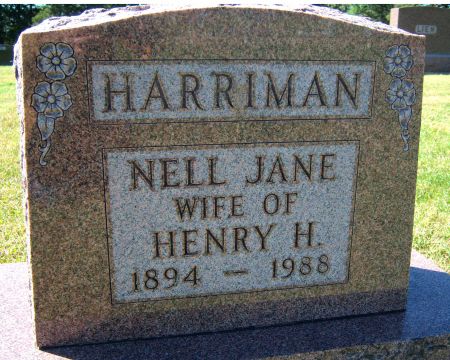 HARRIMAN, NELL J - Hancock County, Iowa | NELL J HARRIMAN 