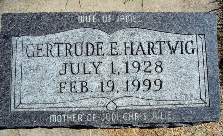 RUTER HARTWIG, GERTRUDE E - Hancock County, Iowa | GERTRUDE E RUTER HARTWIG 