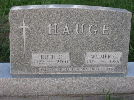 HAUGE, RUTH C - Hancock County, Iowa | RUTH C HAUGE 