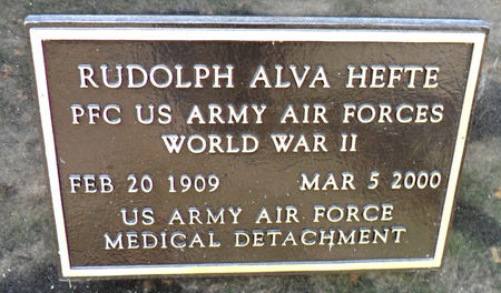 HEFTE, RUDOLPH A - Hancock County, Iowa | RUDOLPH A HEFTE 