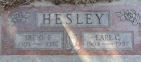 HESLEY, IRENE F - Hancock County, Iowa | IRENE F HESLEY 