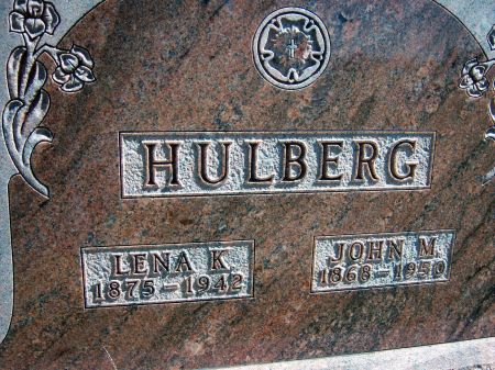 HULBERG, JOHN M - Hancock County, Iowa | JOHN M HULBERG 