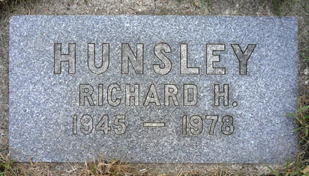 HUNSLEY, RICHARD H - Hancock County, Iowa | RICHARD H HUNSLEY 