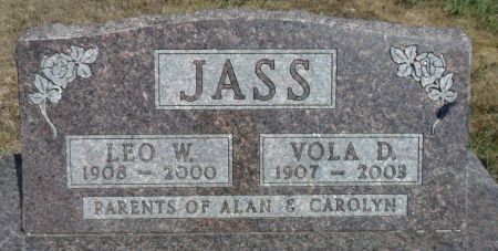 JASS, VOLA D - Hancock County, Iowa | VOLA D JASS 