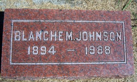 JOHNSON, BLANCHE  M - Hancock County, Iowa | BLANCHE  M JOHNSON 