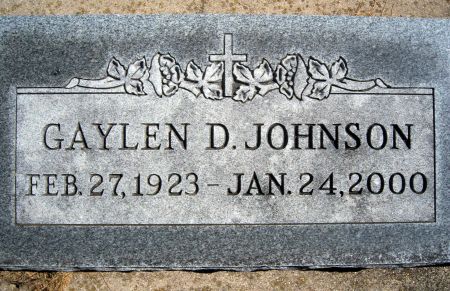 JOHNSON, GAYLEN D - Hancock County, Iowa | GAYLEN D JOHNSON 