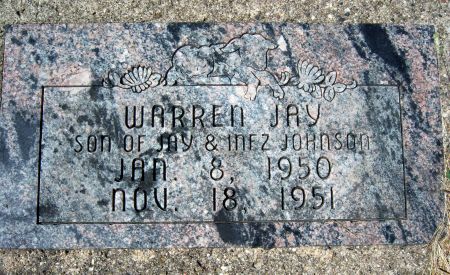 JOHNSON, WARREN J - Hancock County, Iowa | WARREN J JOHNSON 