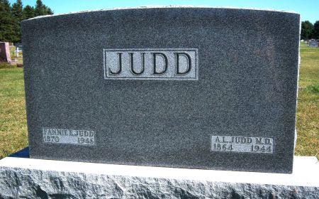 JUDD, A L - Hancock County, Iowa | A L JUDD 