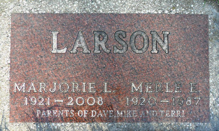 LARSON, MARJORIE L - Hancock County, Iowa | MARJORIE L LARSON 