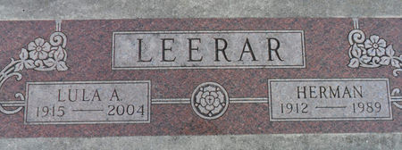 LEERAR, LULA A - Hancock County, Iowa | LULA A LEERAR 