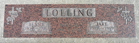 FOX LOLLING, BESSIE - Hancock County, Iowa | BESSIE FOX LOLLING 