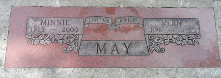 FREERKSEN MAY, MINNIE - Hancock County, Iowa | MINNIE FREERKSEN MAY 