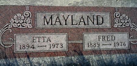 MAYLAND, ETTA - Hancock County, Iowa | ETTA MAYLAND 