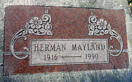 MAYLAND, HERMAN - Hancock County, Iowa | HERMAN MAYLAND 