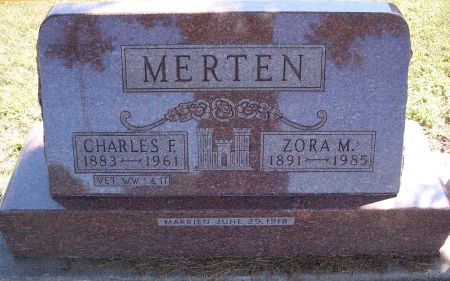 MERTEN, CHARLES F - Hancock County, Iowa | CHARLES F MERTEN 