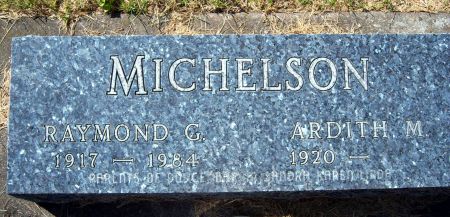 MICHELSON, RAYMOND G - Hancock County, Iowa | RAYMOND G MICHELSON 