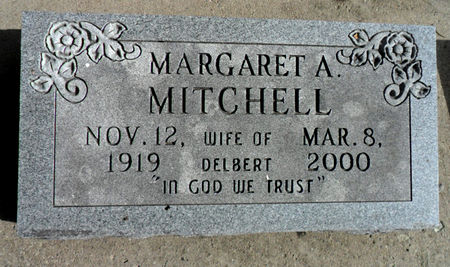 MITCHELL, MARGARET A - Hancock County, Iowa | MARGARET A MITCHELL 