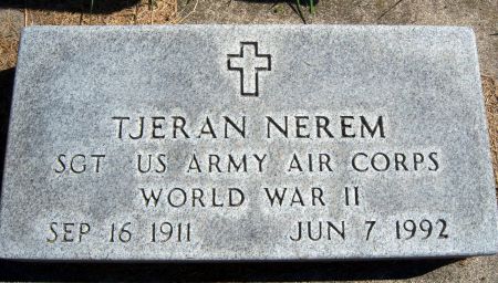 NEREM, TJERAN - Hancock County, Iowa | TJERAN NEREM 