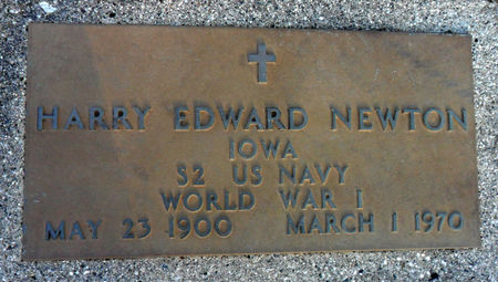 NEWTON, HARRY E - Hancock County, Iowa | HARRY E NEWTON 
