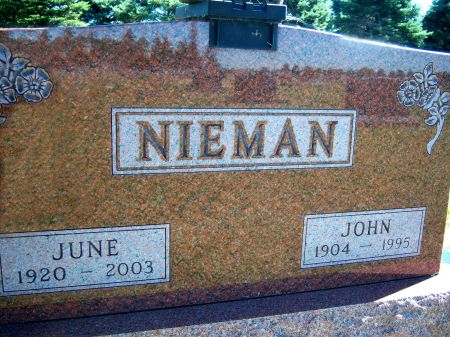 NIEMAN, JOHN - Hancock County, Iowa | JOHN NIEMAN 