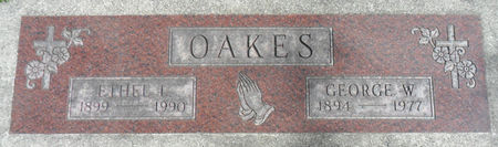 OAKES, ETHEL L - Hancock County, Iowa | ETHEL L OAKES 