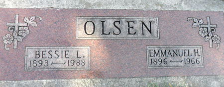 MATSON OLSEN, BESSIE L - Hancock County, Iowa | BESSIE L MATSON OLSEN 