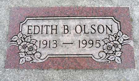 OLSON, EDITH B - Hancock County, Iowa | EDITH B OLSON 