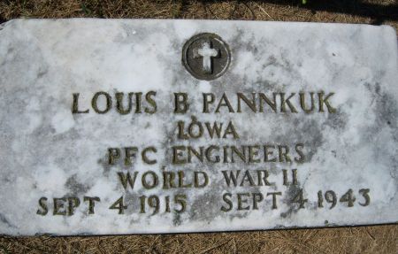 PANNKUK, LOUIS B - Hancock County, Iowa | LOUIS B PANNKUK 