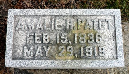 PATET, AMALIE H - Hancock County, Iowa | AMALIE H PATET 