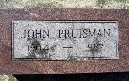 PRUISMAN, JOHN - Hancock County, Iowa | JOHN PRUISMAN 