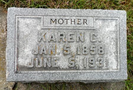 RASMUSSEN, KAREN C - Hancock County, Iowa | KAREN C RASMUSSEN 