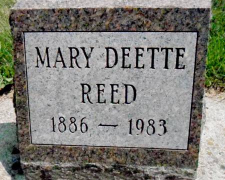 REED, MARY D - Hancock County, Iowa | MARY D REED 