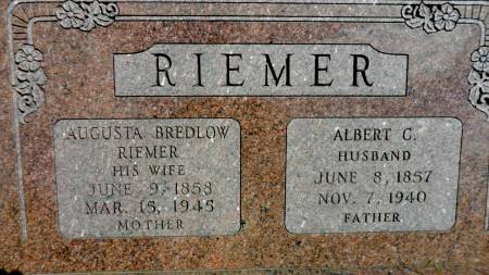 RIEMER, AUGUSTA - Hancock County, Iowa | AUGUSTA RIEMER 