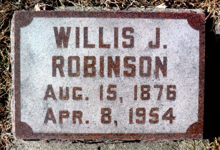 ROBINSON, WILLIS J - Hancock County, Iowa | WILLIS J ROBINSON 