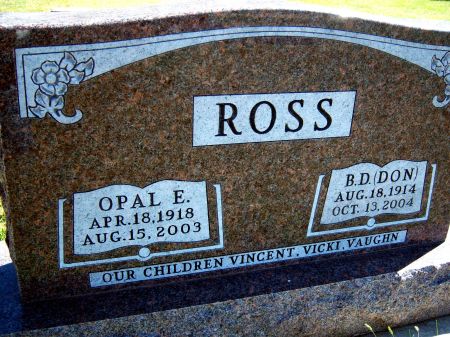 ROSS, OPAL E - Hancock County, Iowa | OPAL E ROSS 
