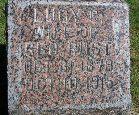 HUNT RUST, LUCY C - Hancock County, Iowa | LUCY C HUNT RUST 